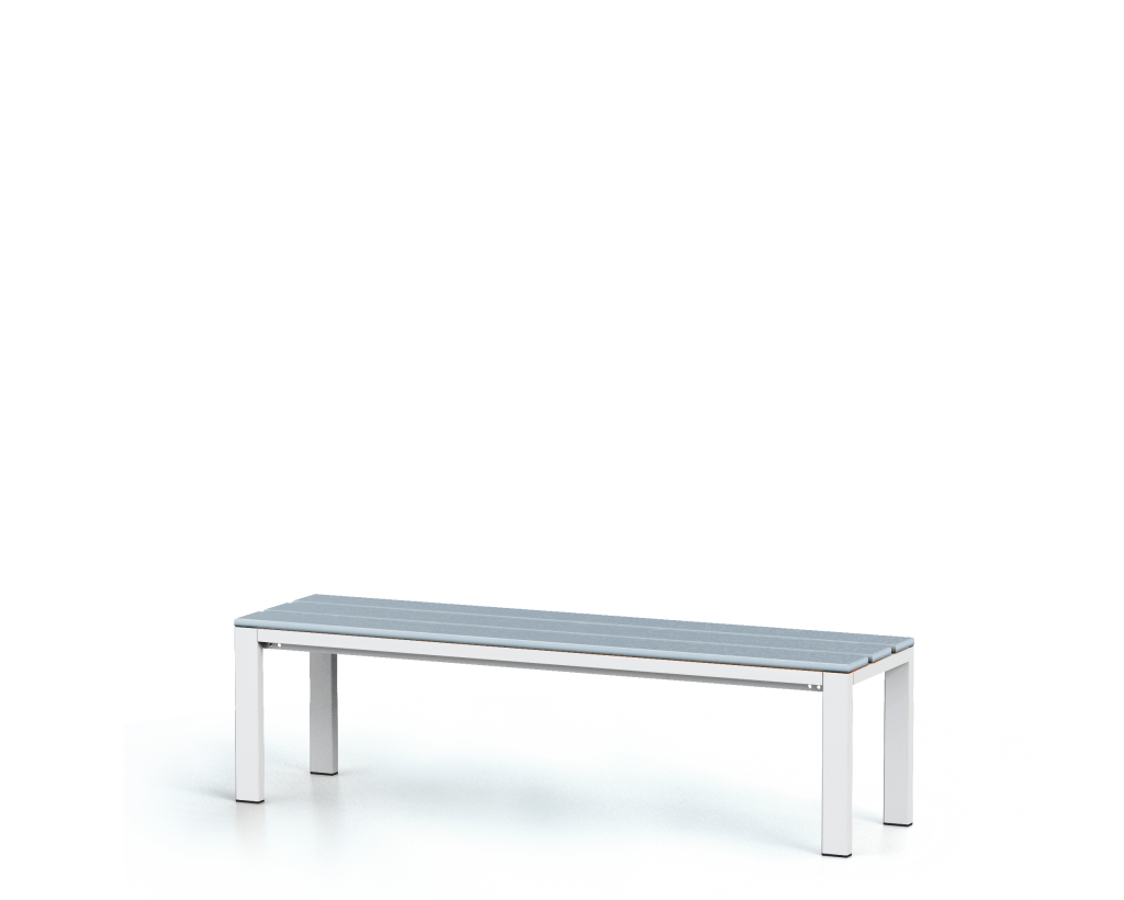 Lavice s PVC latěmi - základní provedení 420 x 1500 x 400